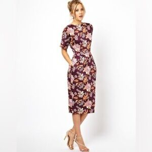 ASOS Floral Midi Dress